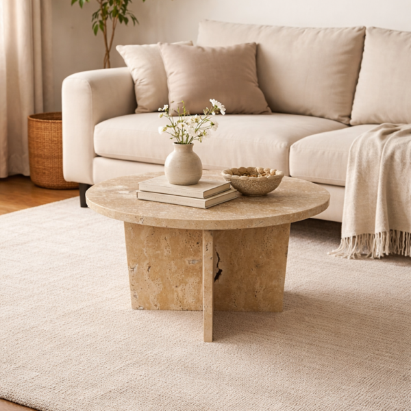 Beiger Couchtisch